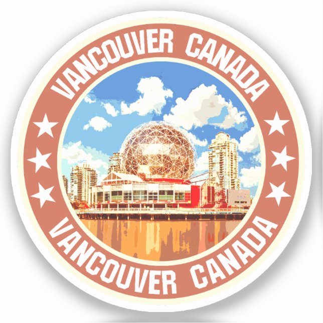 Vancouver Klistermärken (Framsida)
