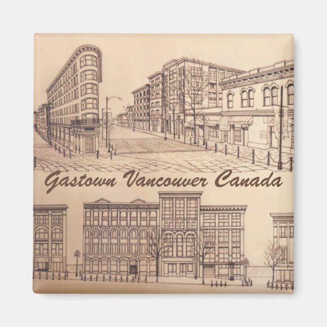 Vancouver Magnet Souvenir Magnet Buttons Gifts (Framsidan)