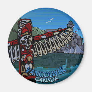 Vancouver Magnet Souvenir Magnet-knappar och -gåvo