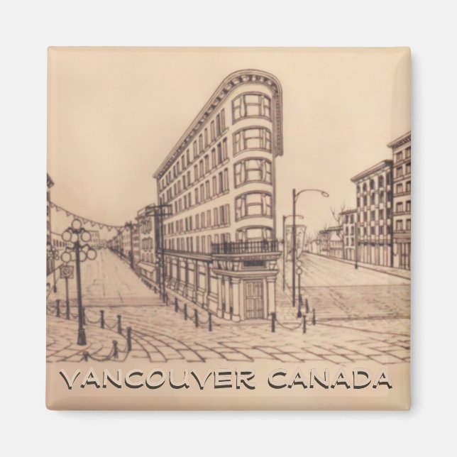 Vancouver Magnet Souvenir Magnet-knappar och -gåvo (Framsidan)