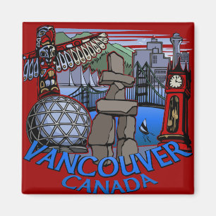 Vancouver Magnet Souvenir Magnet Vancouver Gifts