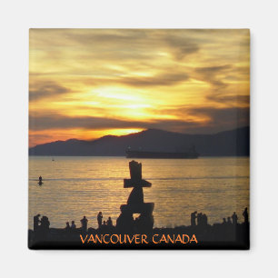 Vancouver Magnet Souvenir Sunset Beach Magnet