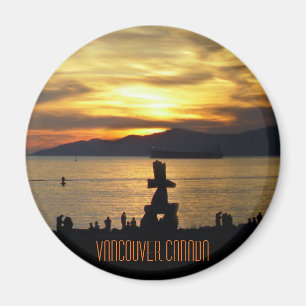 Vancouver Magnet Souvenir Sunset Beach Magnet