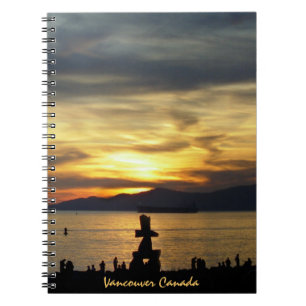 Vancouver Notebook Sjölandskap Souvenir Journal Anteckningsbok