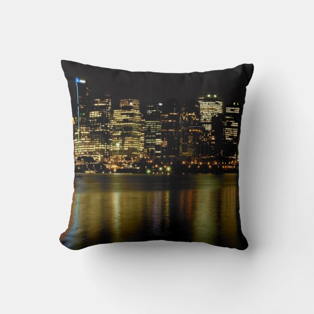 Vancouver Pillow Personlig Vancouver Souvenirs Kudde (Framsida)