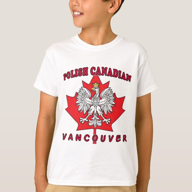 Vancouver polska kanadensiska Löv T-shirt (Framsida)