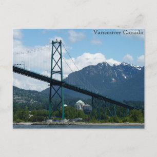 Vancouver Postcard Lejon Grind Personlig Card Vykort