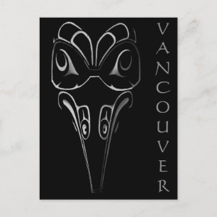 Vancouver Postcard Totem Pole Landmarks Art Cards Vykort