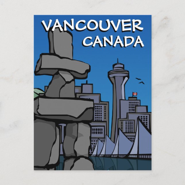 Vancouver Postcards Vancouver Landmark-kort Vykort (Framsida)