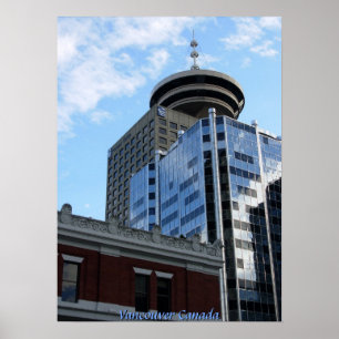 Vancouver Poster Skriv ut Vancouver Cityscape-utsk
