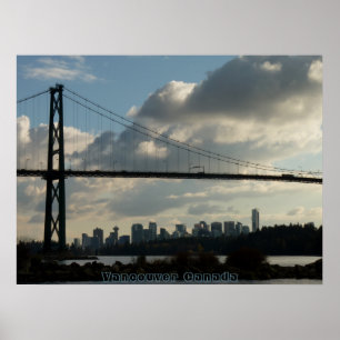Vancouver Poster Vancouver Lejon Grind Souvenir