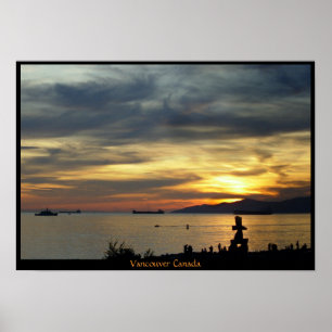 Vancouver Poster Vancouver-utskrift i engelska Bay