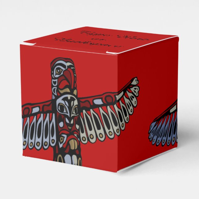 Vancouver presentlåda Personliga Totem-presentaska (Framsidan Sidan)