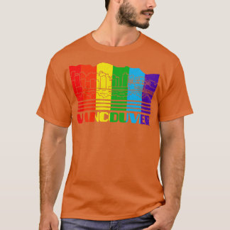 Vancouver-Pridet Vancouver HBT-stöd för hbt-person T Shirt