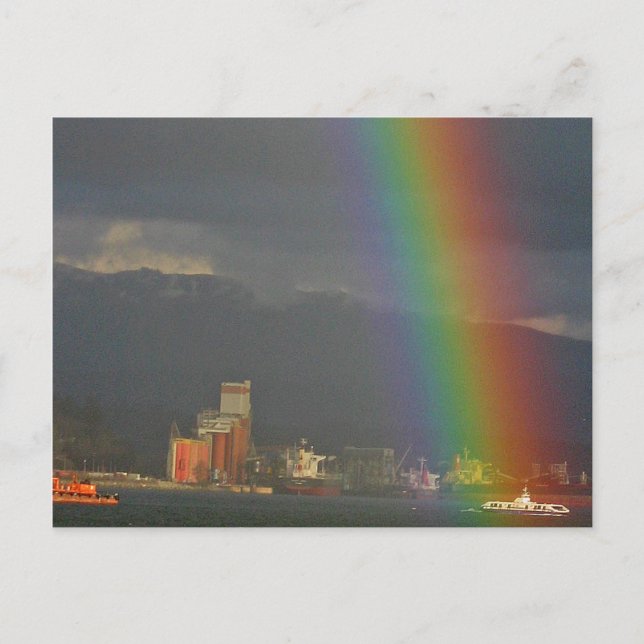 Vancouver-Rainbow Moment-vykort Vykort (Framsida)