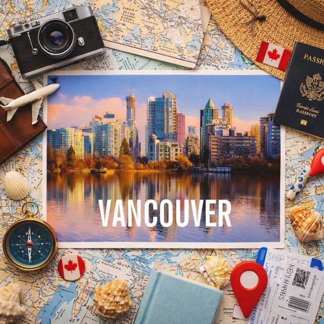 Vancouver – Reflektioner över Stilla havet Vykort (Skapare uppladdad)