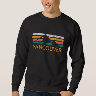 Vancouver Retro Mountains Lång Ärmad Tröja