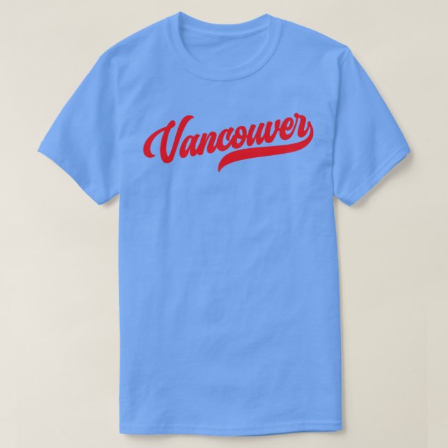 Vancouver Retro Vancouver Canucks T Shirt (Design framsida)
