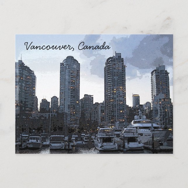 Vancouver Riverside vykort (Framsida)