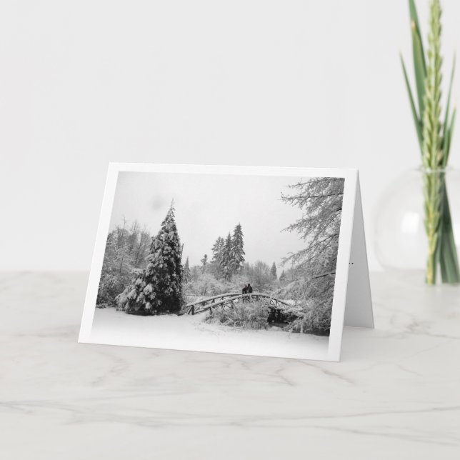 Vancouver Seasons-kort Kanada Vinterkort Helgkort (Framsida)