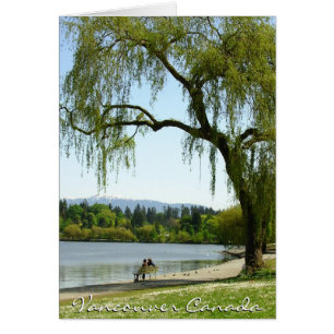 Vancouver Seasons-kort Skriv ut Canada Souvenir Hälsningskort