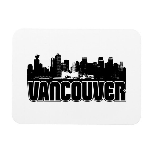 Vancouver Skyline Magnet (Horisontell)