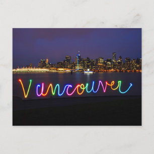 Vancouver Skyline Postcard Vykort