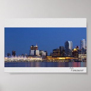 Vancouver Skyline Poster