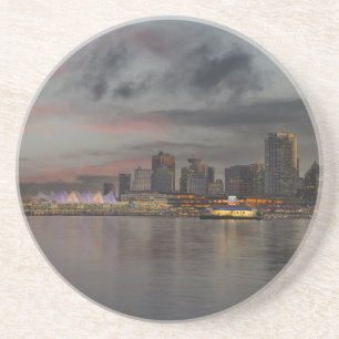 Vancouver Skyline vid Sunset Underlägg