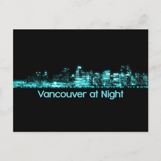 Vancouver Skyline Vykort (Framsida)