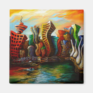 Vancouver soluppgång magnet