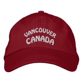 Vancouver Souvenir Baseball Cap Embroized Cap Broderad Keps