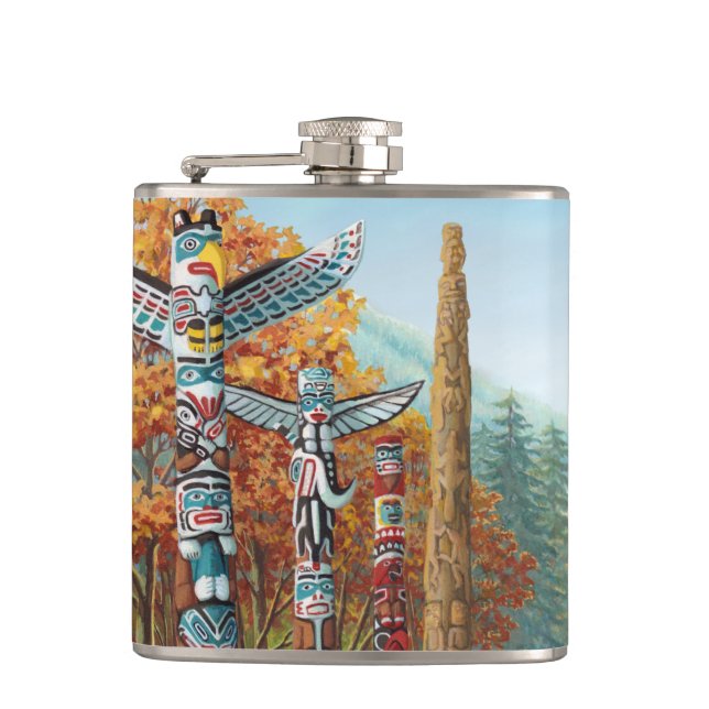 Vancouver Souvenir Flask 2 World Landmark Gifts Fickplunta (Framsidan)