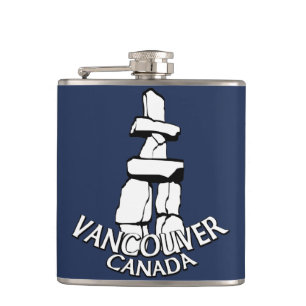 Vancouver Souvenir Flask Vancouver Landmark Gifts Fickplunta