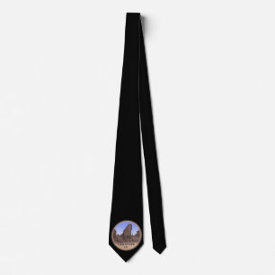 Vancouver Souvenir Gastown Tie Landmark Art Tie Slips