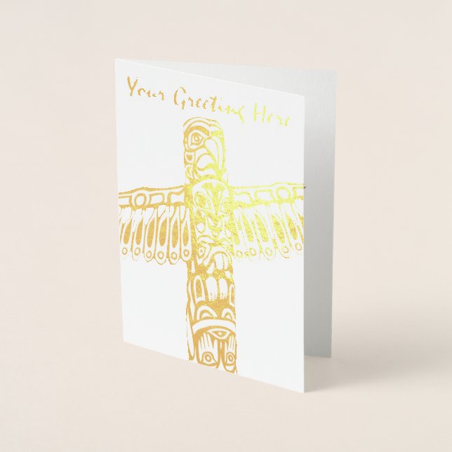 Vancouver Souvenir Greeting Cards Anpassningsbar S Folierat Kort (Framsida)