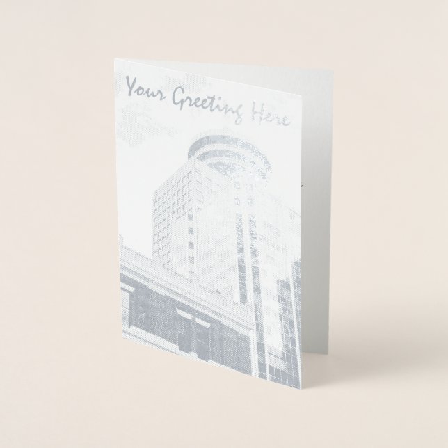 Vancouver Souvenir Greeting Cards Anpassningsbar S Folierat Kort (Framsida)