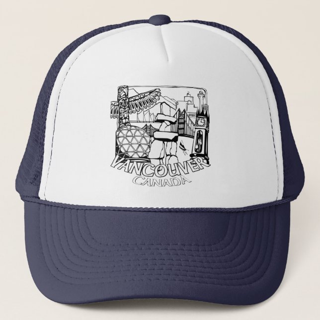 Vancouver Souvenir Keps & Vancouver Hattar (Framsida)