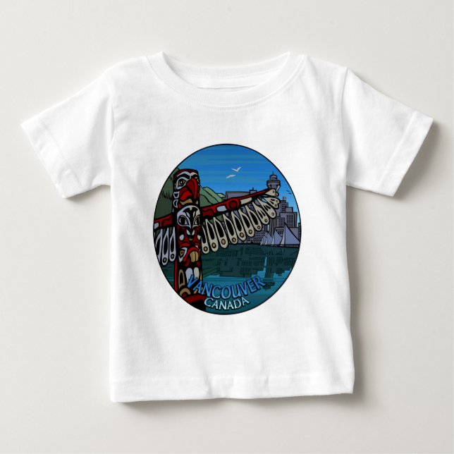 Vancouver Souvenir Långärmad Shirt Kanada Baby T (Framsida)