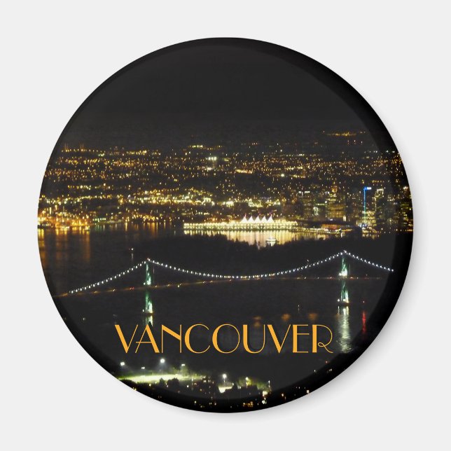 Vancouver Souvenir Magnets Anpassningsbar Vancouve Magnet (Framsidan)