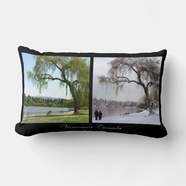 Vancouver Souvenir Pillow Vancouver Landmark Gifts Lumbarkudde (Framsida)