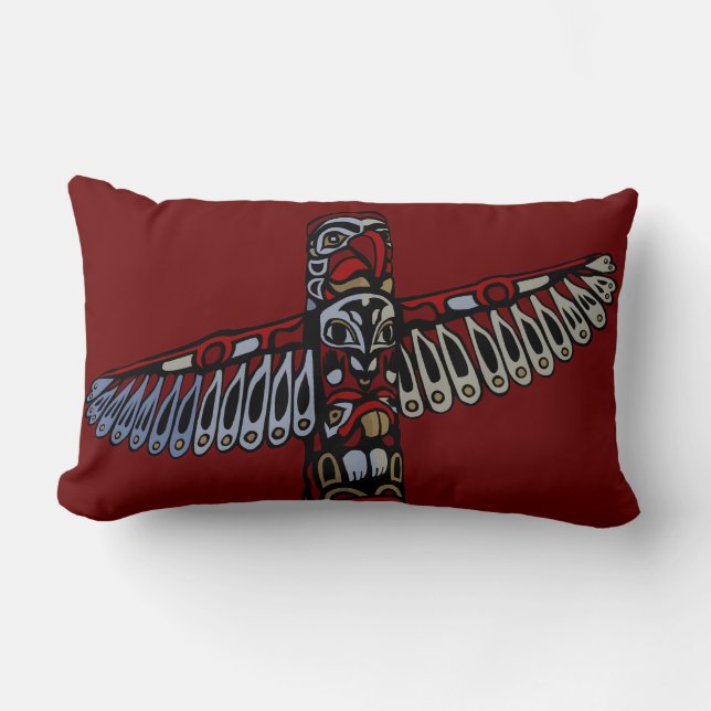 Vancouver Souvenir Pillow Vancouver Landmarks Gift Lumbarkudde (Framsida)