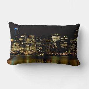 Vancouver Souvenir Pillow Vancouver Skyline Gift Lumbarkudde