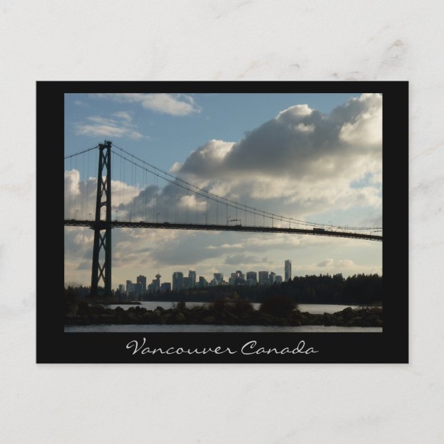 Vancouver Souvenir Postcard Totem Pole Personalize Vykort (Framsida)