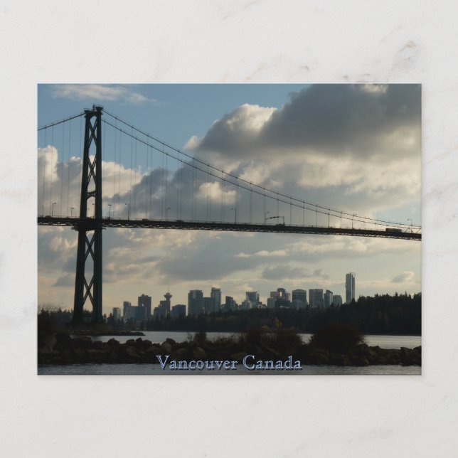 Vancouver Souvenir Postkort Lejon Grind Postkort Vykort (Framsida)