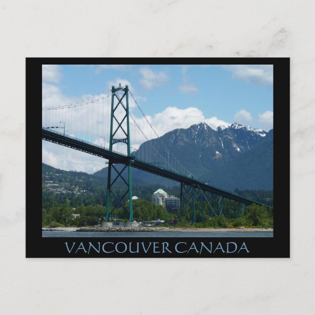 Vancouver Souvenir Postkort Lejon Grind Postkort Vykort (Framsida)