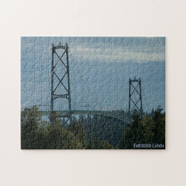 Vancouver Souvenir Puzzle Anpassningsbar Vancouver Pussel (Horisontell)