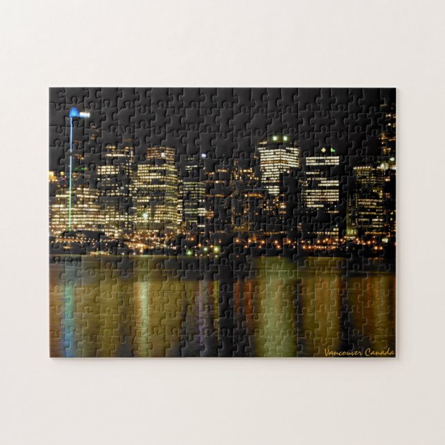 Vancouver Souvenir Puzzle Vancouver Cityscape Gift Pussel (Horisontell)