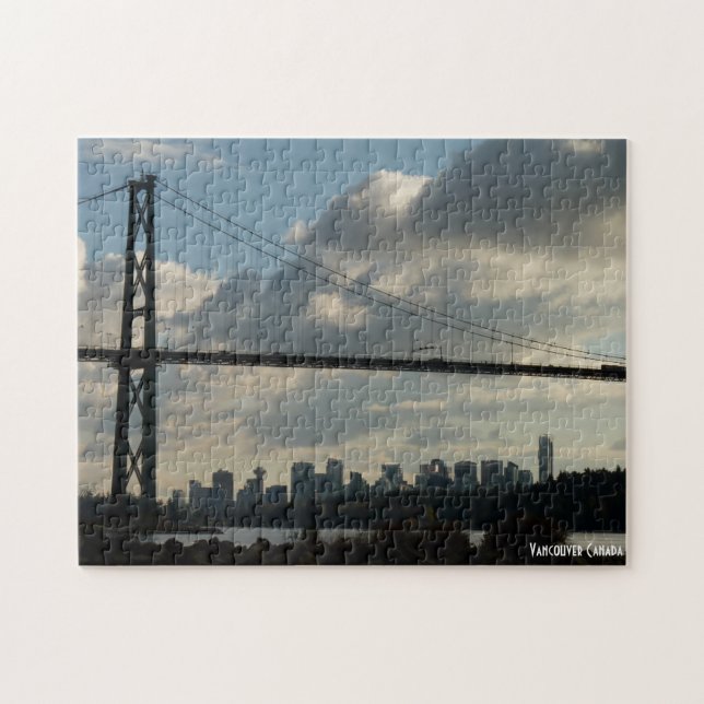 Vancouver Souvenir Puzzle Vancouver Lejon Grind Pussel (Horisontell)