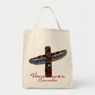 Vancouver Souvenir Tote Bag Landmark Art Bags Tygkasse